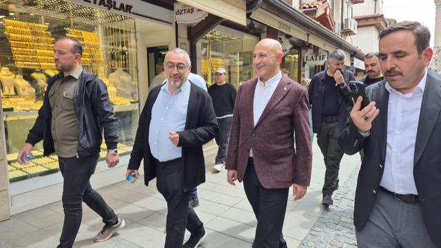 Emniyet Müdürümüz Sayın Maksut Yüksek ile Bedesten Esnaf Ziyareti 3