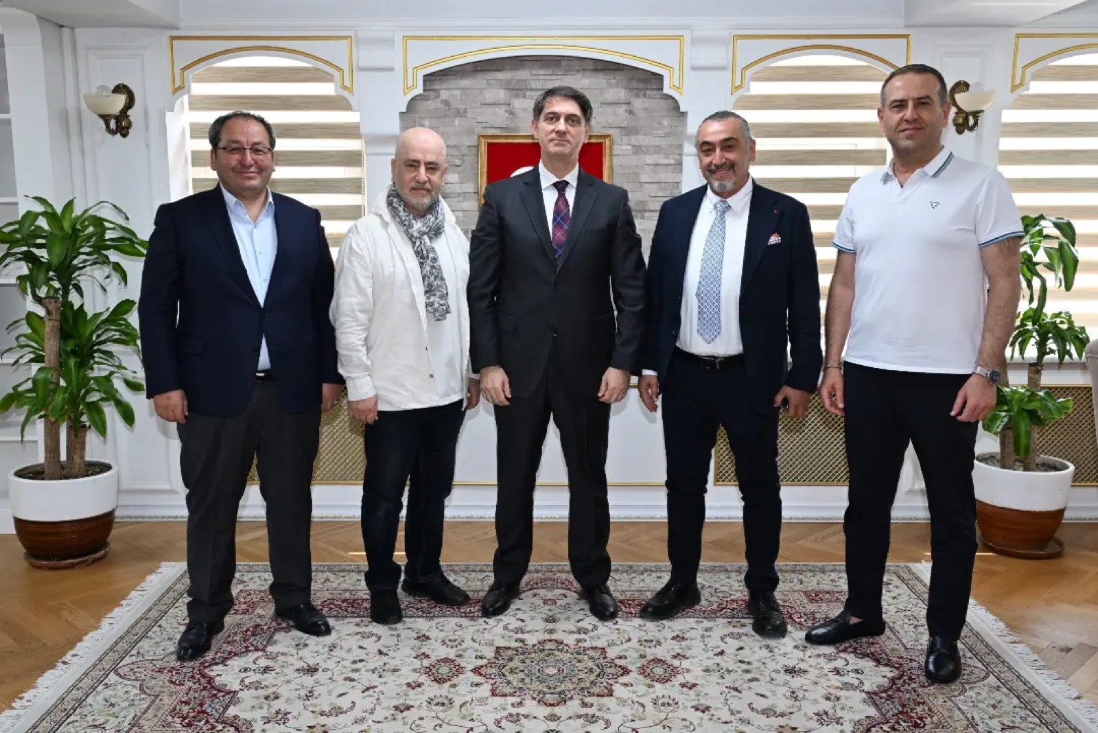 İl Emniyet Müdürü Necmettin Koç'a hoş geldiniz ziyareti
